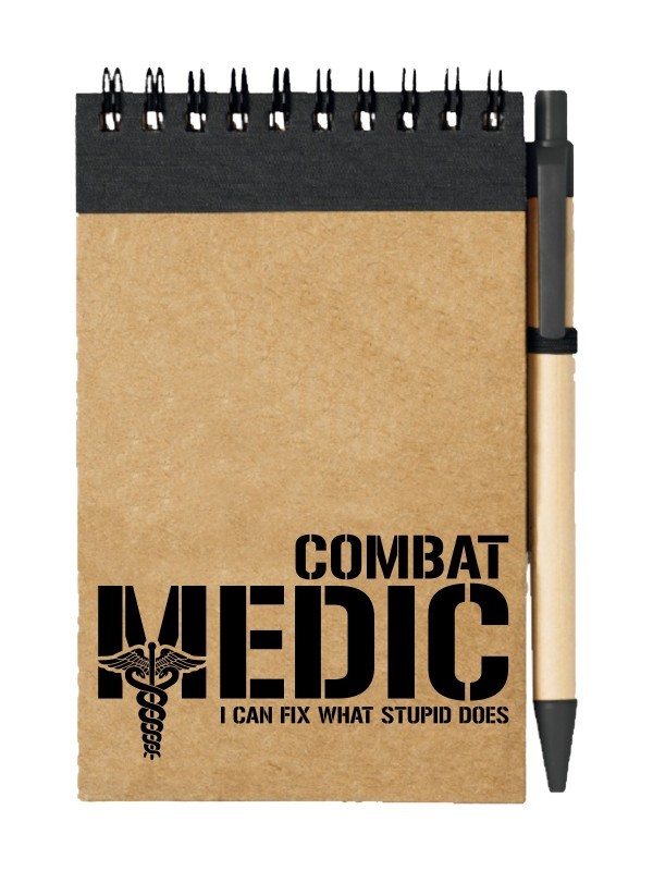 Poznámkový blok Combat Medic - I can fix