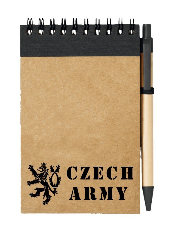 Poznámkový blok Czech Army Lion