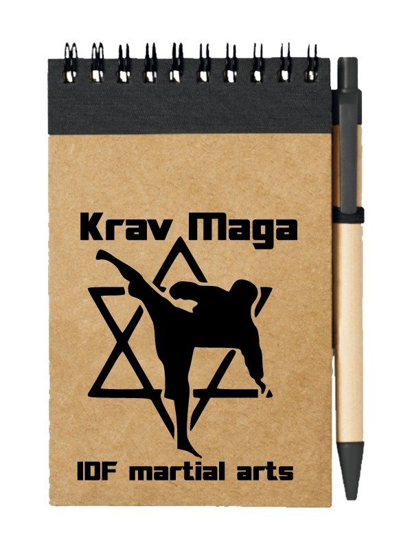 Poznámkový blok Krav Maga IDF martial arts