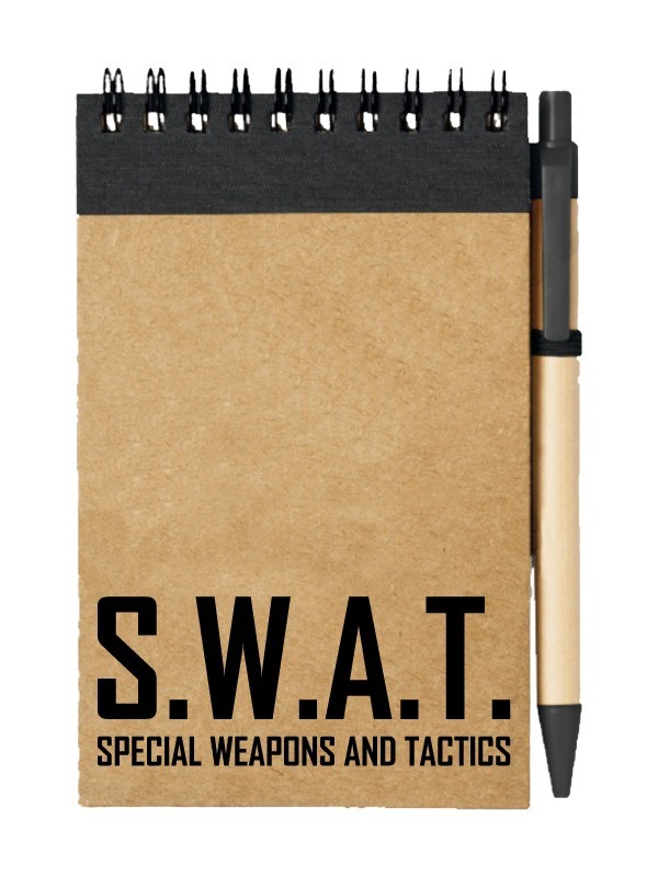 Poznámkový blok SWAT Special Weapons And Tactics