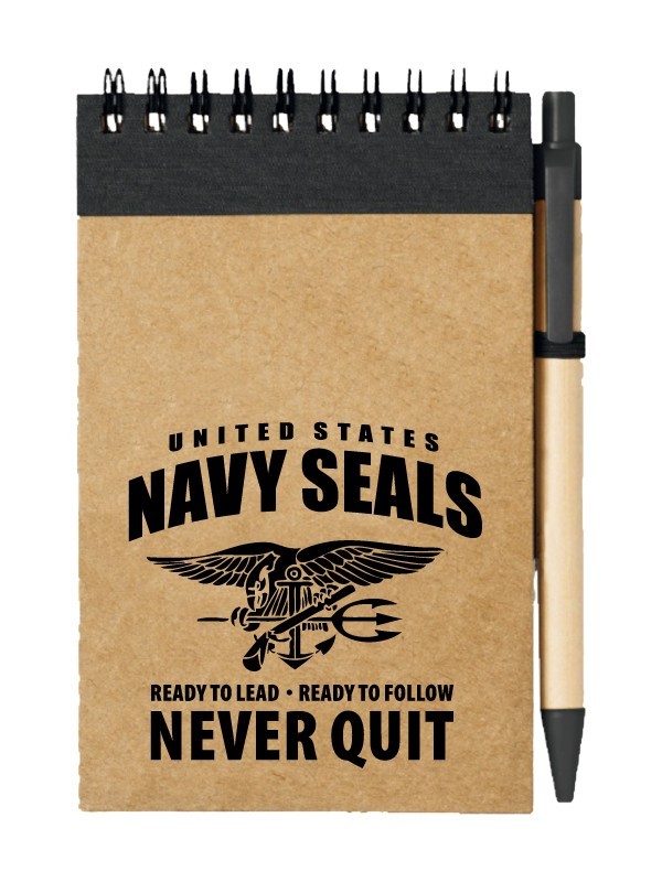 Poznámkový blok United States NAVY SEALS Never Quit