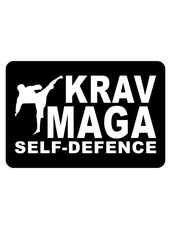 Samolepka Krav Maga - self defence fighter
