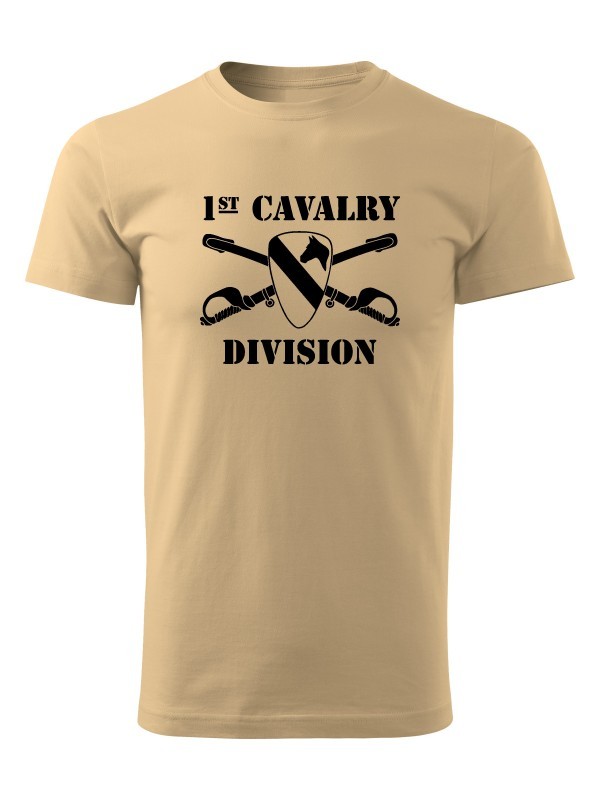 Tričko 1st Cavalry Division Sabres and Horse