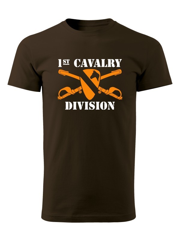 Tričko 1st Cavalry Division Sabres and Horse