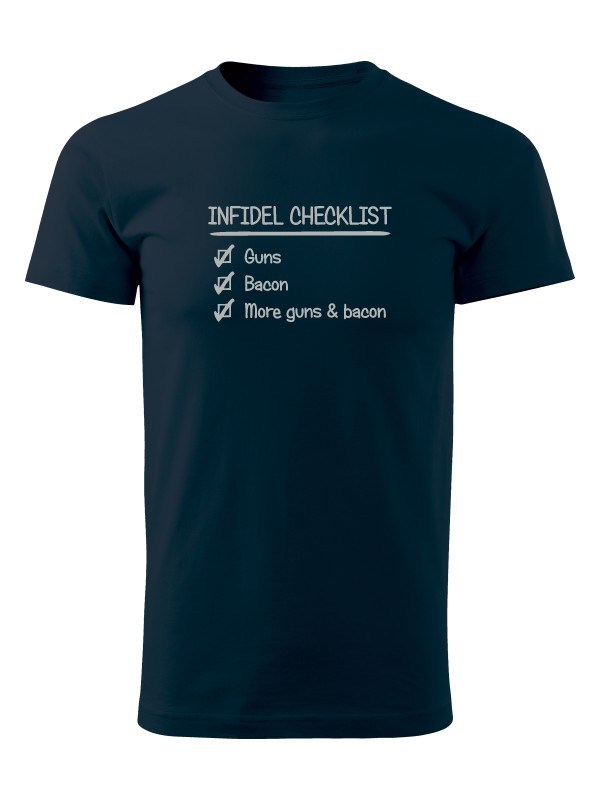 Tričko INFIDEL CHECKLIST