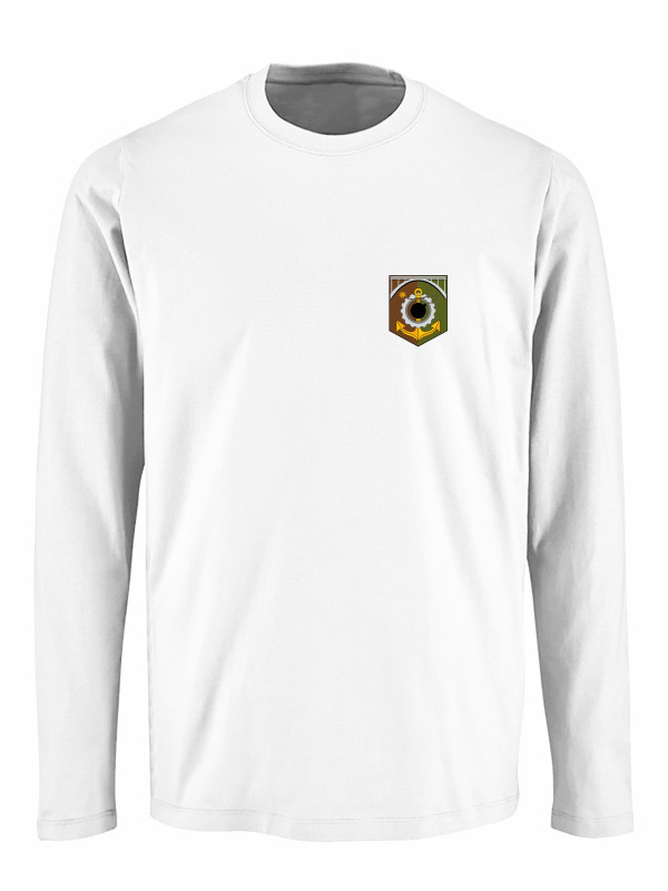 Tričko s dlouh&yacute;m ruk&aacute;vem 152. ženijn&iacute; prapor - simple