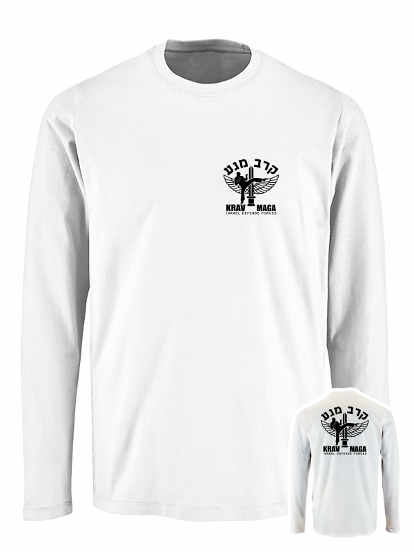 Tričko s dlouhým rukávem IDF Krav Maga - BACKSIDE