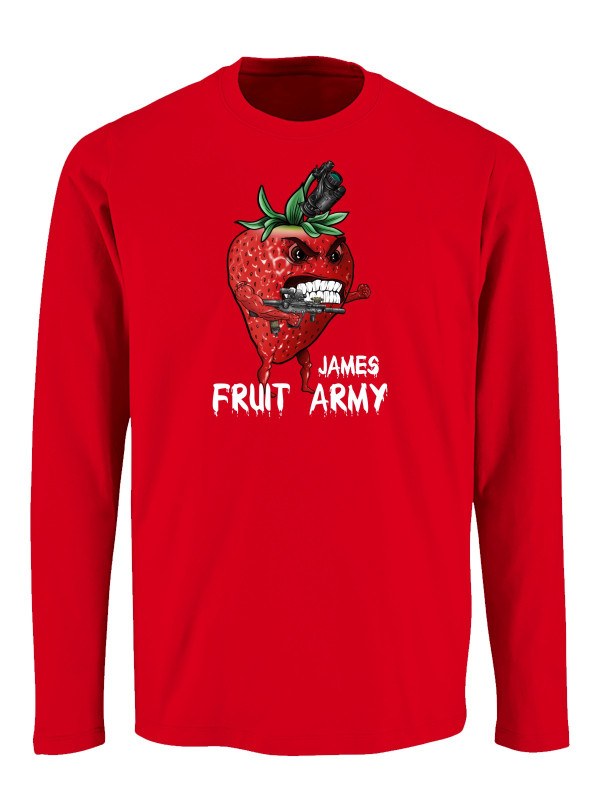 Tričko s dlouhým rukávem James - Fruit army