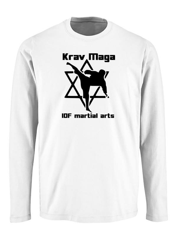 Tričko s dlouhým rukávem Krav Maga IDF martial arts