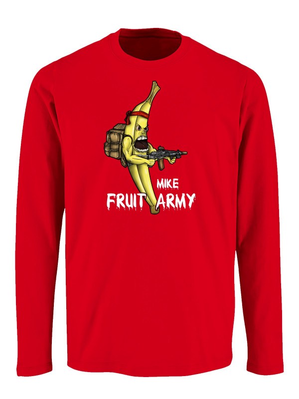 Tričko s dlouhým rukávem Mike - Fruit army