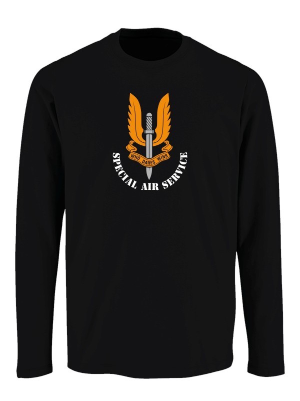 Tričko s dlouhým rukávem SAS Special Air Service