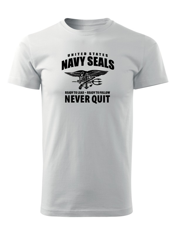 Tričko United States NAVY SEALS Never Quit