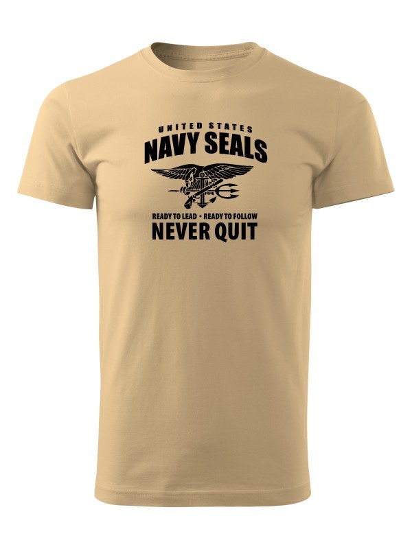 Tričko United States NAVY SEALS Never Quit