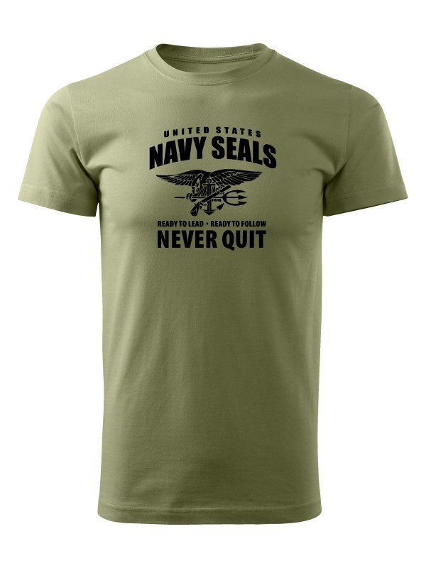 Tričko United States NAVY SEALS Never Quit