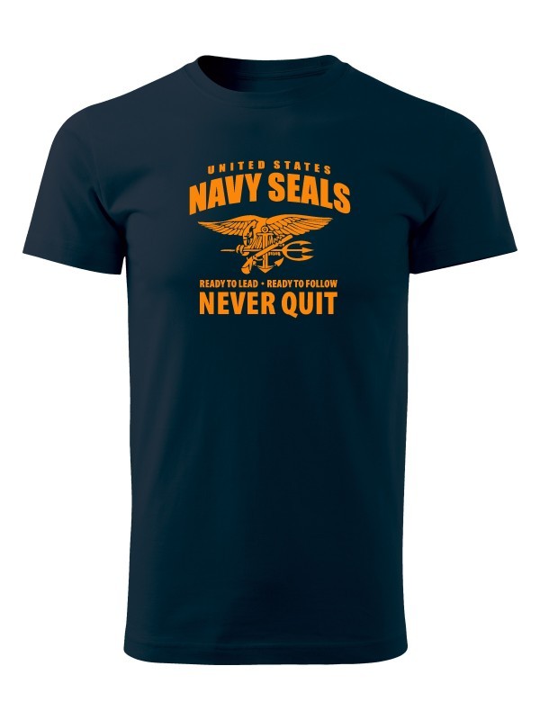 Tričko United States NAVY SEALS Never Quit