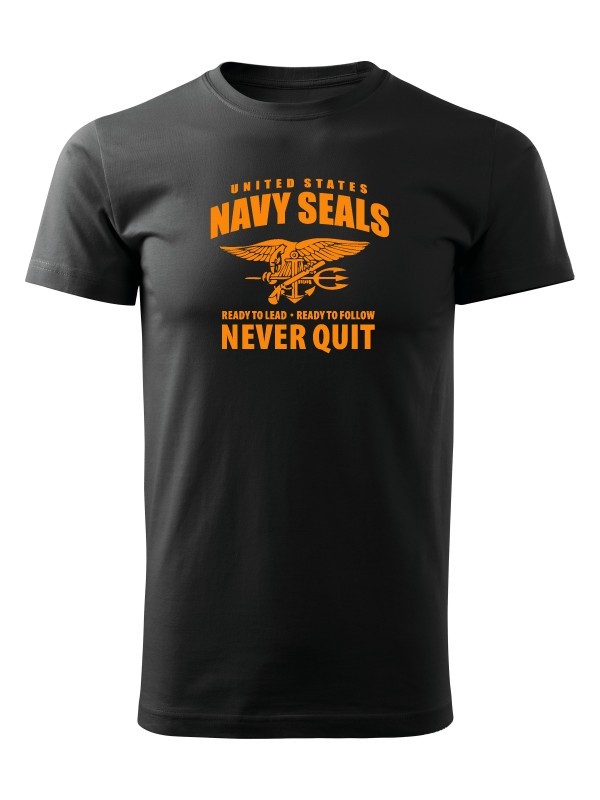 Tričko United States NAVY SEALS Never Quit
