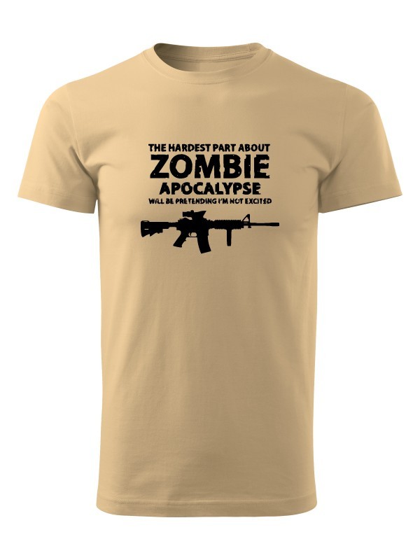 Tričko Zombie Apocalypse M4 Carbine