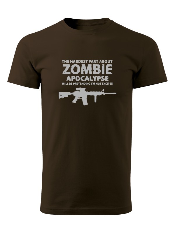 Tričko Zombie Apocalypse M4 Carbine