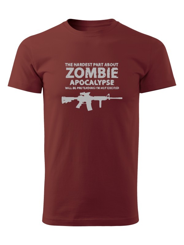 Tričko Zombie Apocalypse M4 Carbine