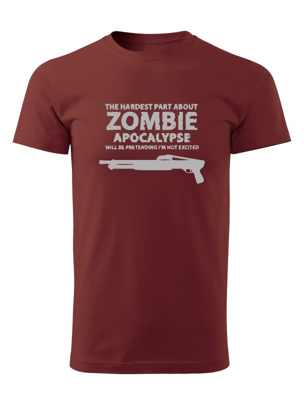 Tričko Zombie Apocalypse Shotgun FORT