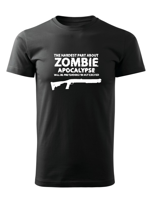 Tričko Zombie Apocalypse Shotgun Remington