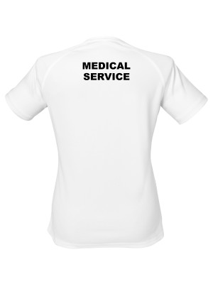 AKCE Dámské funkční tričko CZECH ARMY MEDICAL SERVICE - bílé, XL