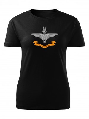 AKCE Dámské tričko Parachute Regiment - černé, S