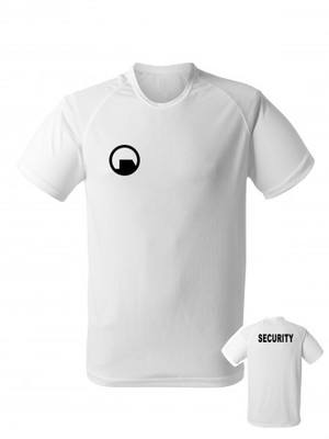 AKCE Funkční tričko Black Mesa SECURITY Force - bílé, M