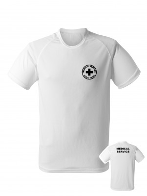 AKCE Funkční tričko CZECH ARMY MEDICAL SERVICE - bílé, L