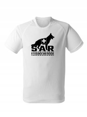AKCE Funkční tričko K9 - SAR - bílé, L