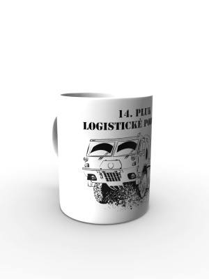 Bílý hrnek 14. pluk logistické podpory - T815 8x8