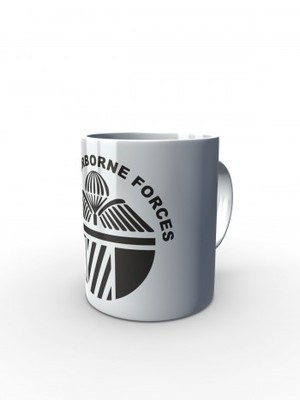 Bílý hrnek CAF 43rd Airborne Battalion