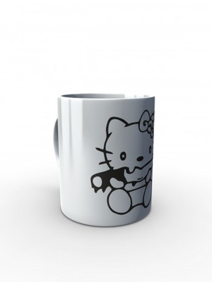 Bílý hrnek Hello Kitty Yummy Yummy