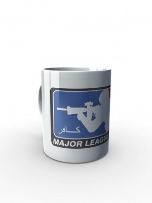 Bílý hrnek Major League Infidel
