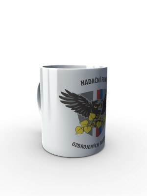 Bílý hrnek NFOS