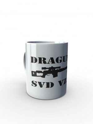 Bílý hrnek SVD Dragunov