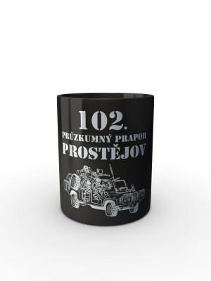 Čern&yacute; hrnek 102. průzkumn&yacute; prapor - LRD-130 Kajman