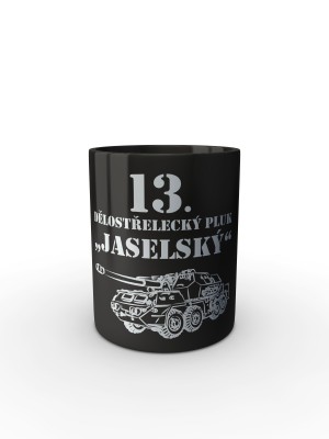 Černý hrnek 13. dělostřelecký pluk - 152mm ShKH vz. 77