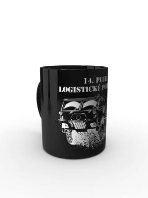 Černý hrnek 14. pluk logistické podpory - T815 8x8