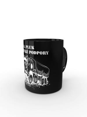 Černý hrnek 14. pluk logistické podpory - T815 8x8