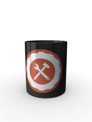 Černý hrnek 142. prapor oprav (Klatovy)