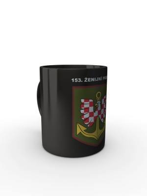 Černý hrnek 153. ženijní prapor