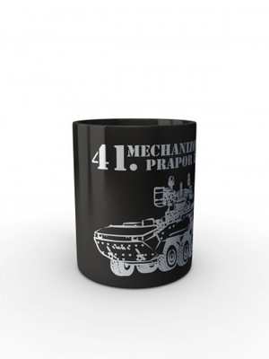 Černý hrnek 41. mechanizovaný prapor - PANDUR