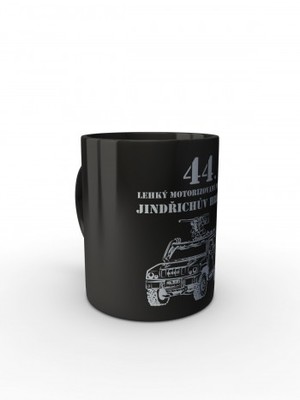 Černý hrnek 44. lehký motorizovaný prapor IVECO