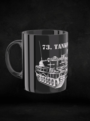 Černý hrnek 73. tankový prapor - LEOPARD 2A4
