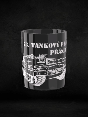 Černý hrnek 73. tankový prapor - LEOPARD 2A4