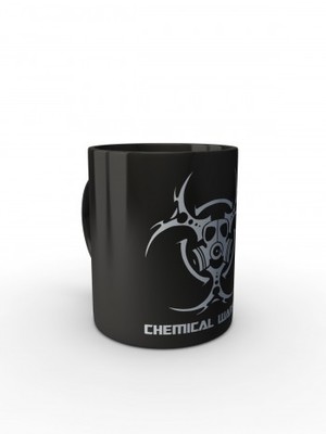 Černý hrnek Biohazard Chemical Warfare