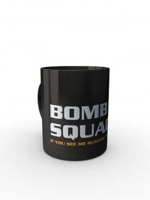 Černý hrnek BOMB SQUAD
