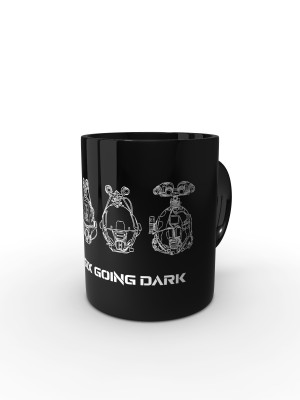 Černý hrnek BRAVO SIX - going dark