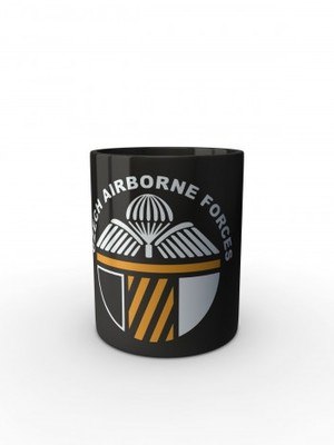 Černý hrnek CAF 43rd Airborne Battalion